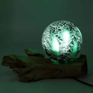 DriftGlow Lamp Emerald Crackle Shade | www.artisangoods.co.uk 7