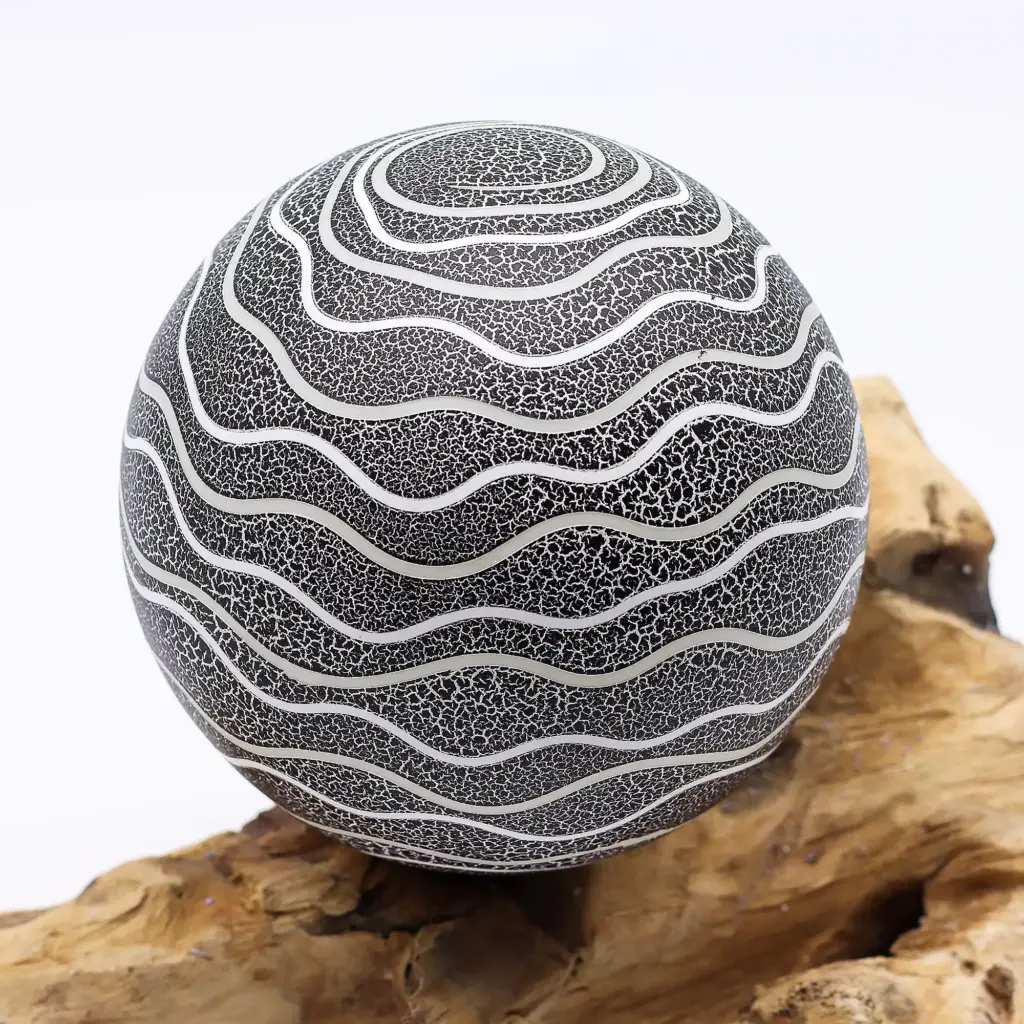 DriftGlow Lamp Grey Luna Shade | www.artisangoods.co.uk 2
