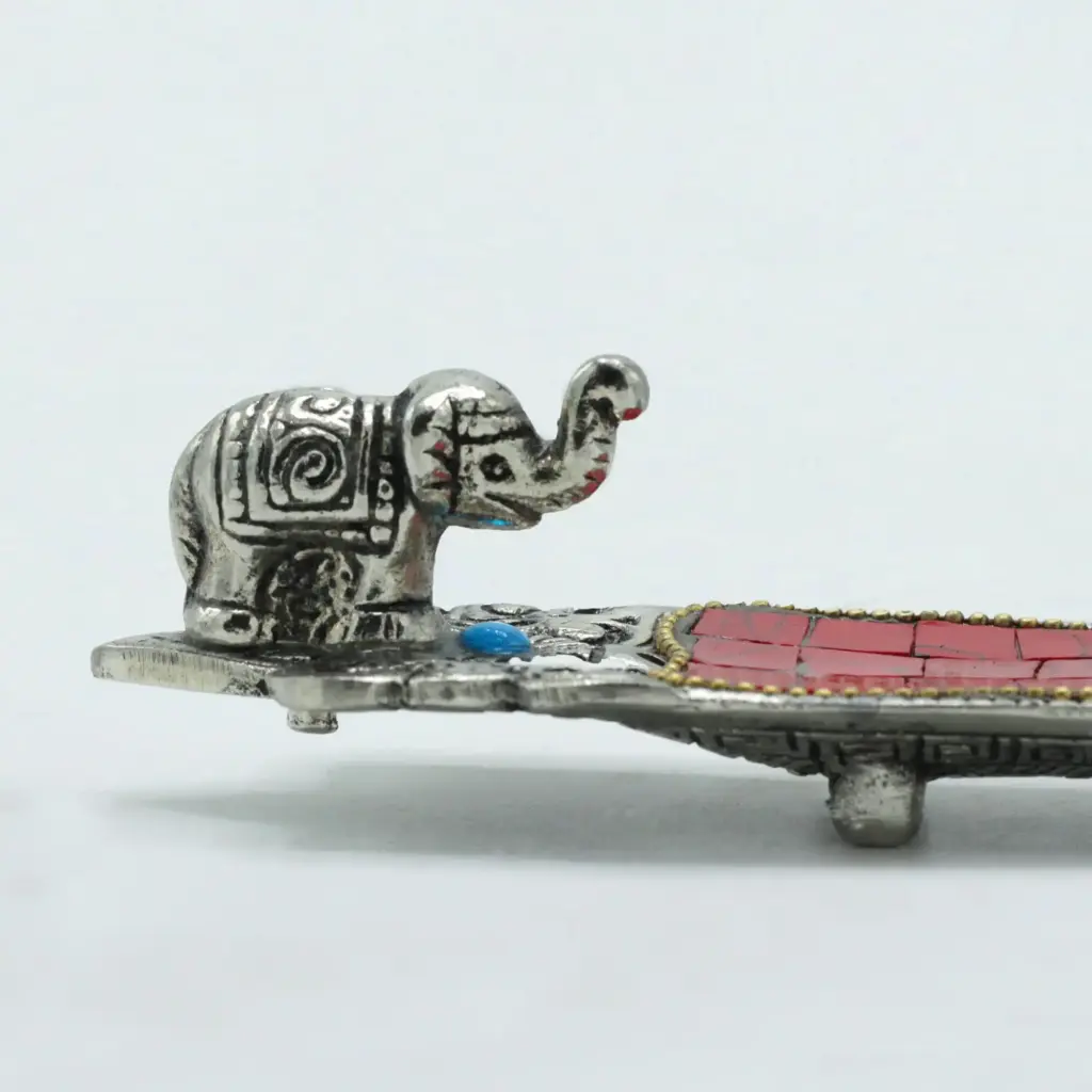 Elephant Long Tibetan Incense Holder | www.artisangoods.co.uk 3