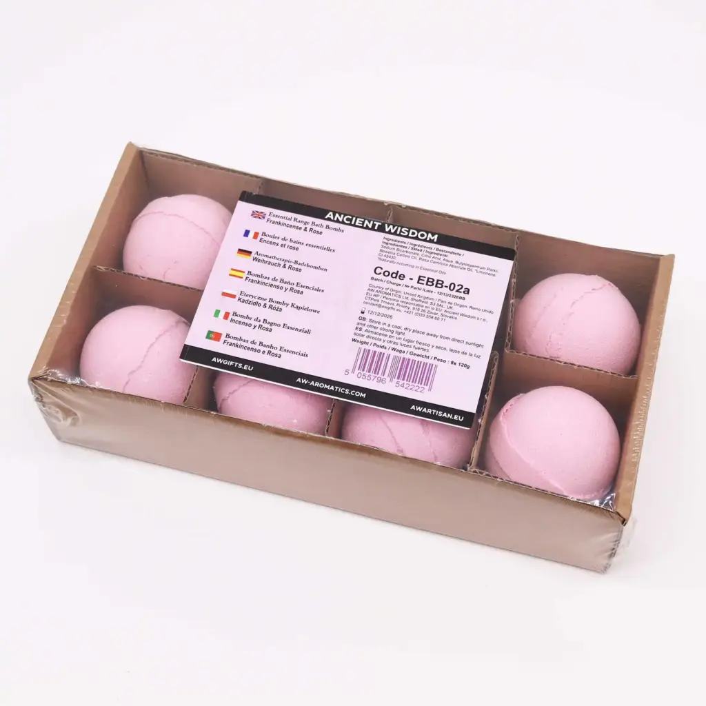 Essential Oil Bath Bomb – Frankincense & Rose | www.artisangoods.co.uk 3