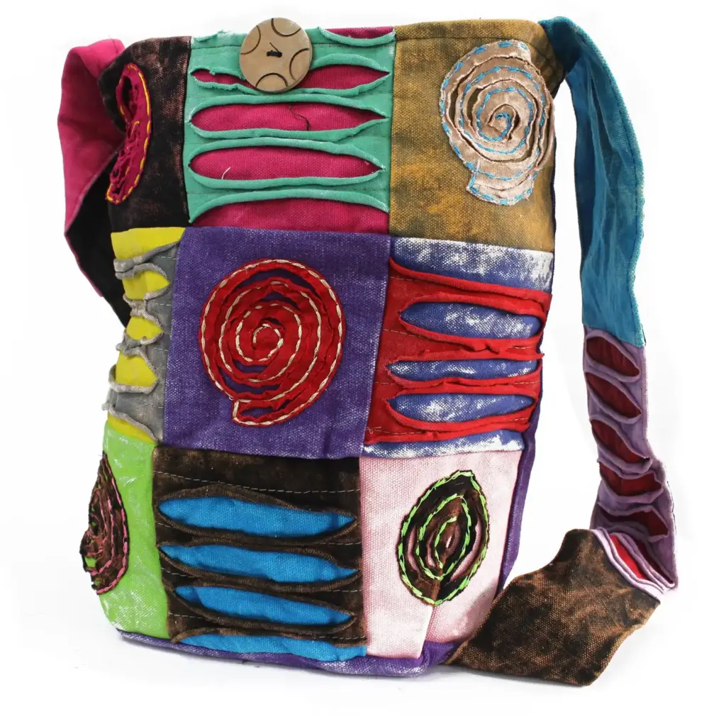 Ethnic Sling Bag – Purple / Spiral | www.artisangoods.co.uk 2 Ethnic Sling Bag – Purple / Spiral | www.artisangoods.co.uk 2