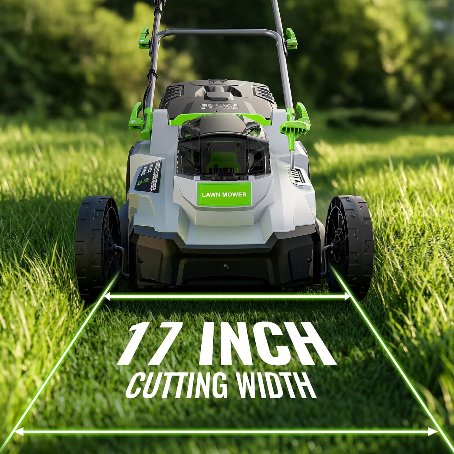 ETOOLAB 40 V Cordless Lawnmower, 42 cm Cut, Brushless Motor