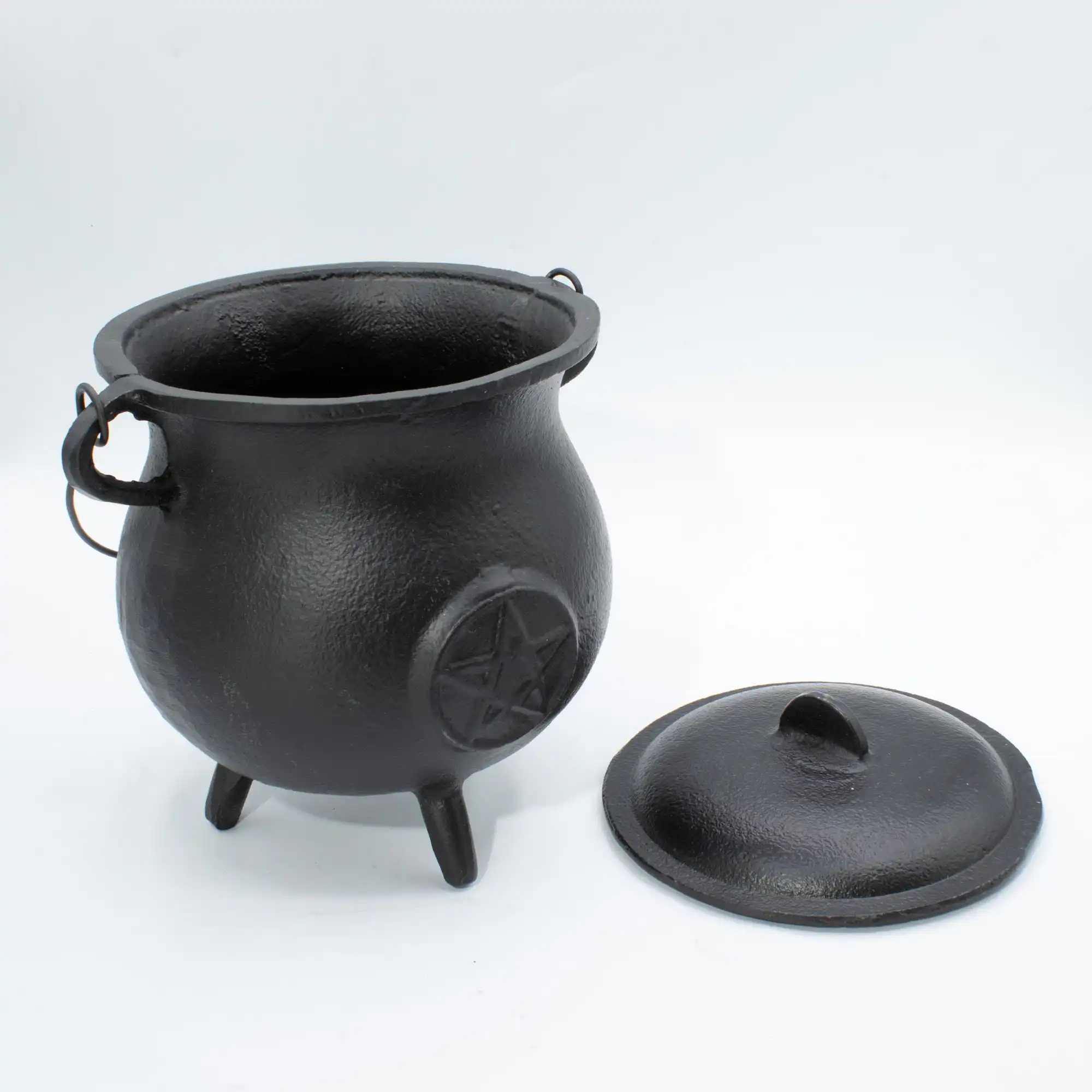 Extra Huge Cast Iron Cauldron with Pentagon 23x18cm (at least 4kg)