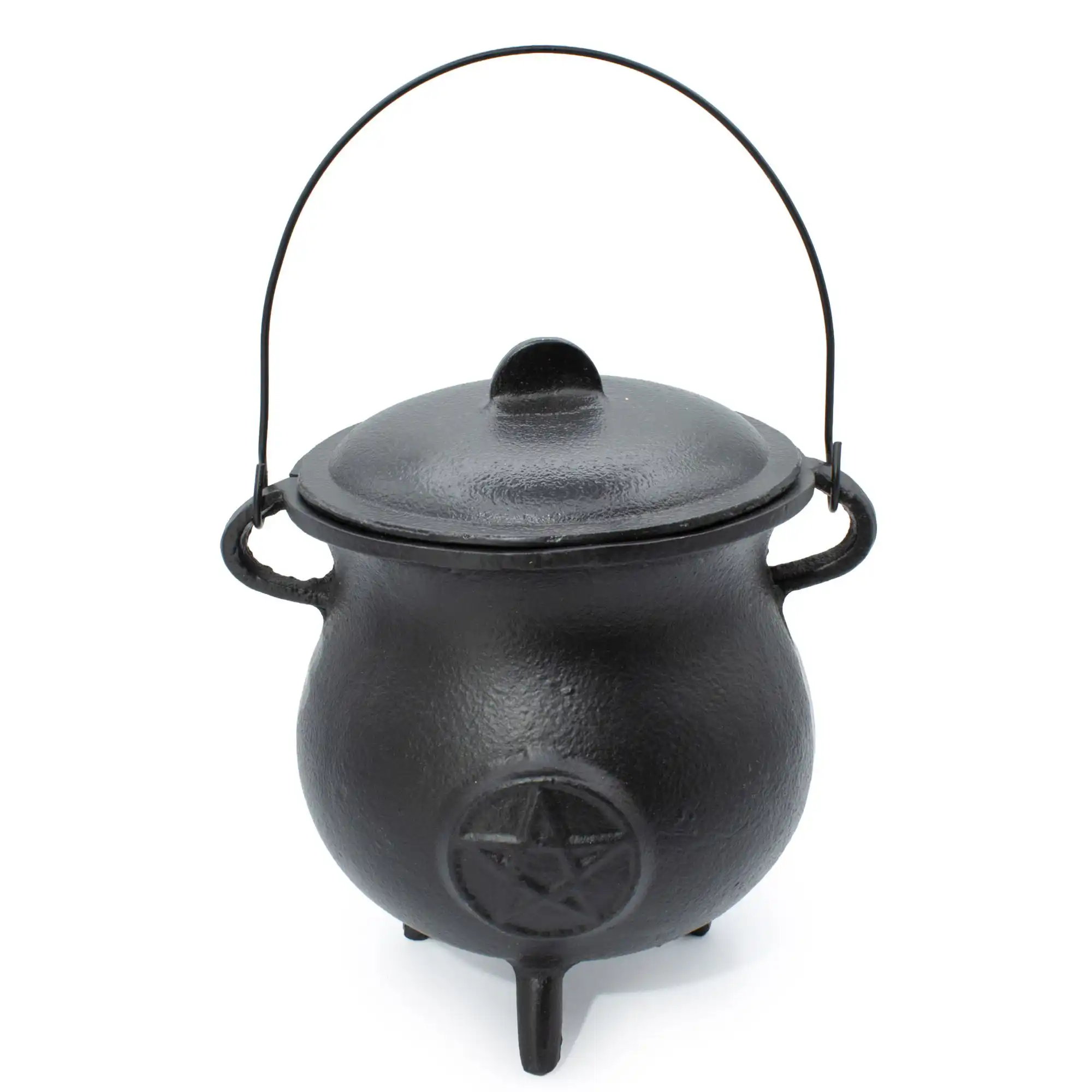 Extra Huge Cast Iron Cauldron with Pentagon 23x18cm (at least 4kg)