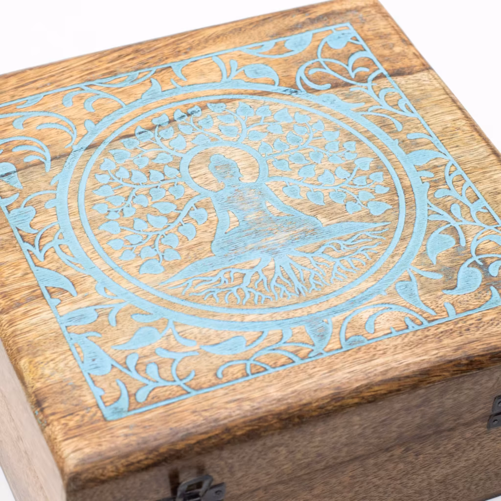 Extra Large Mango Box  – Buddha Bodi Tree | www.artisangoods.co.uk 4