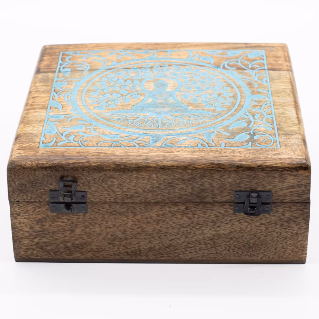 Extra Large Mango Box  – Buddha Bodi Tree | www.artisangoods.co.uk 2