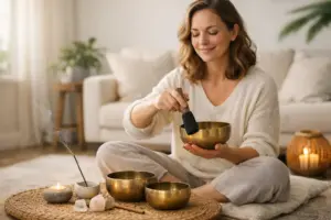 How to Use Singing Bowls for a Calmer Home