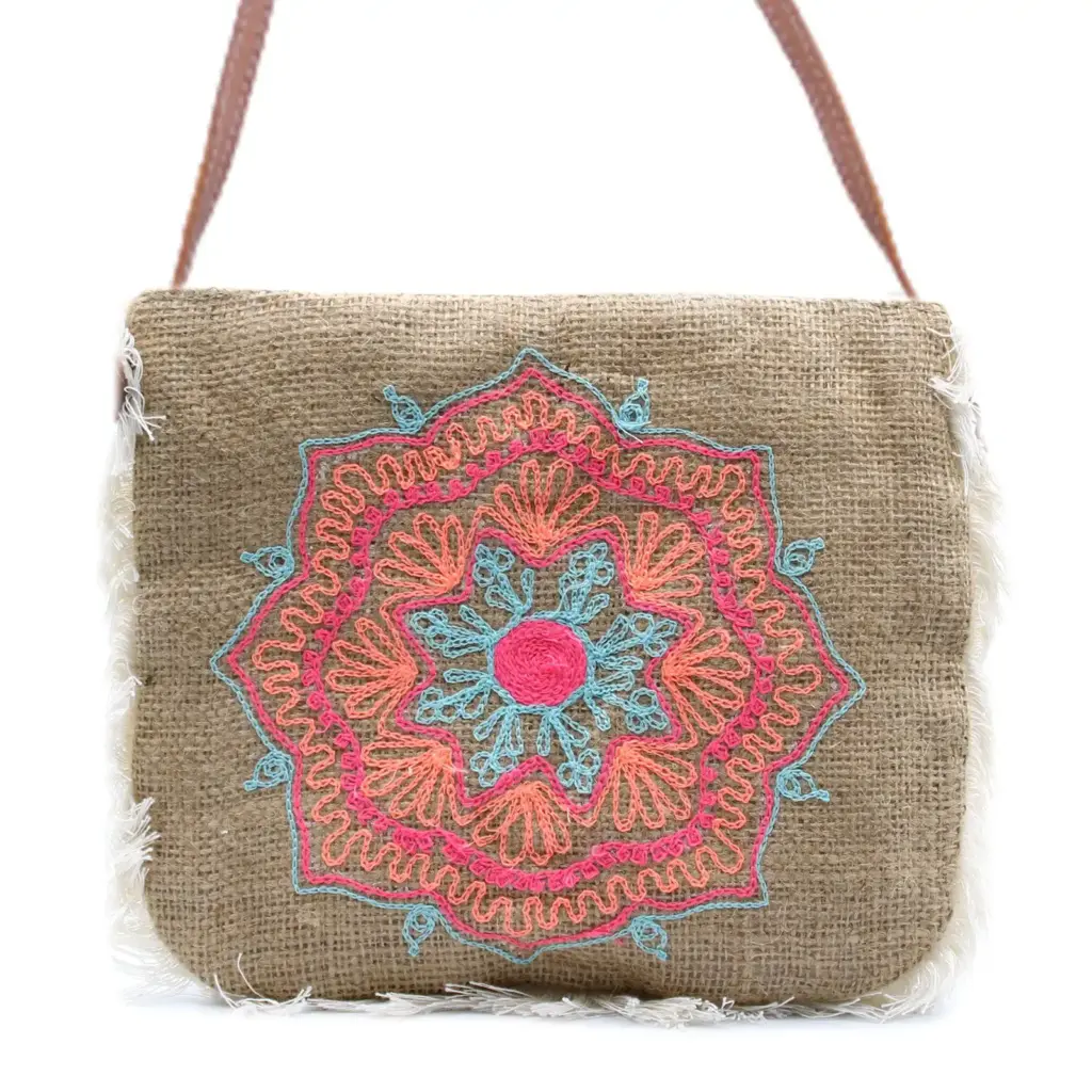 Fab Fringe Bag – Mandela Embroidery | www.artisangoods.co.uk