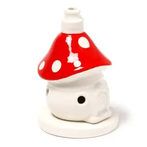 Fairy Toadstool House Ceramic Incense Cone Burner | www.artisangoods.co.uk 5