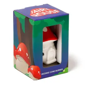 Fairy Toadstool House Ceramic Incense Cone Burner | www.artisangoods.co.uk 3