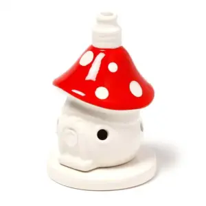 Fairy Toadstool House Ceramic Incense Cone Burner | www.artisangoods.co.uk 4
