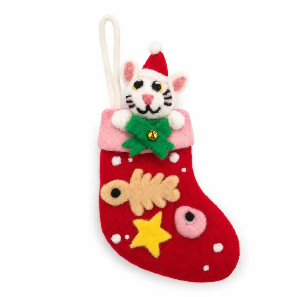 Felt Christmas Pet Gift Socks - Mixed Selection