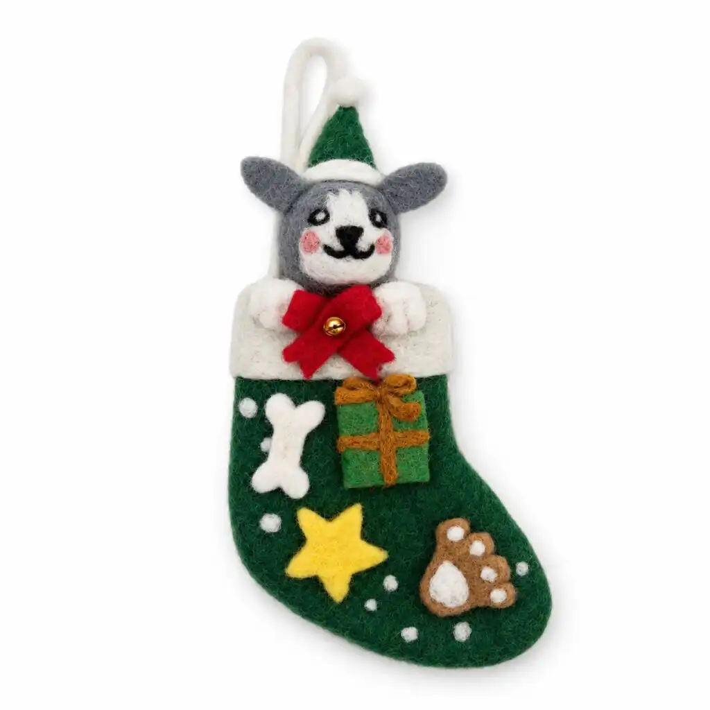 Felt Christmas Pet Gift Socks - Mixed Selection