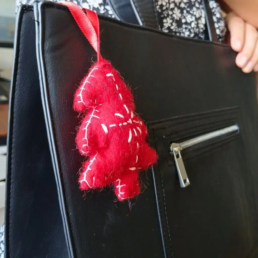 Felt Handbag Charms - Mixed Selection (Cute Christmas Charms)