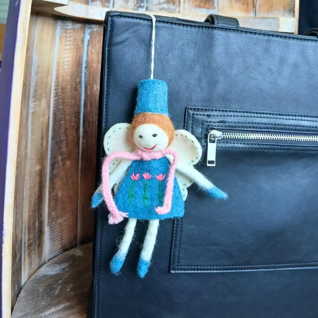 Felt Handbag Charms - Mixed Selection (Fairies & Flight Attendants)