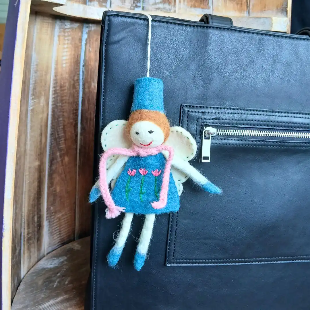 Felt Handbag Charms - Mixed Selection (Fairies & Flight Attendants)