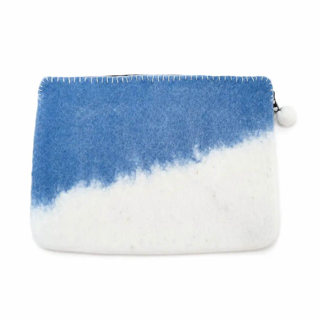 Felt Laptop Pouch (up to 14")  - Blue Horizon