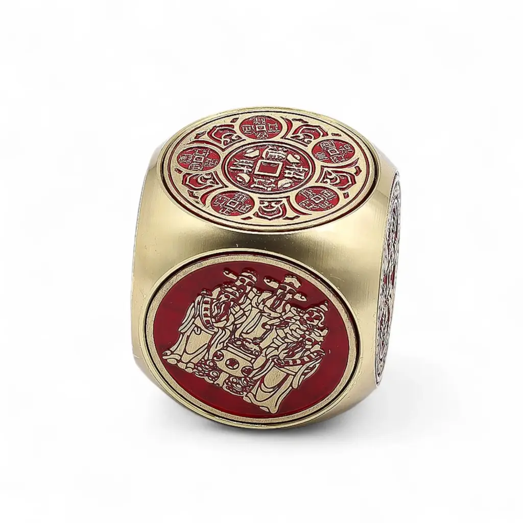 Feng Shui Fortune – Red & Brass Prosperity Cube – Flat | www.artisangoods.co.uk 2 Feng Shui Fortune – Red & Brass Prosperity Cube – Flat | www.artisangoods.co.uk 2