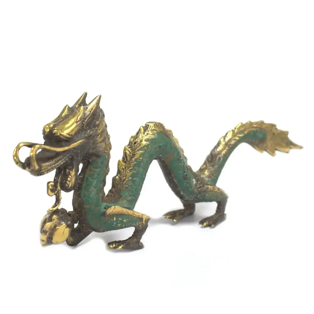 Fengshui – Small Dragon with Ball – 20cm | www.artisangoods.co.uk
