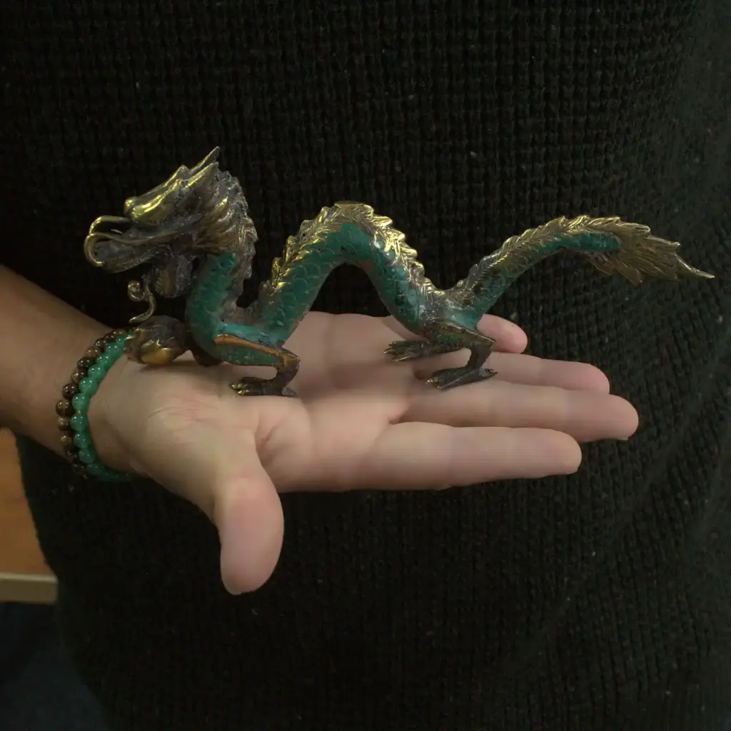 Fengshui – Small Dragon with Ball – 20cm | www.artisangoods.co.uk 2