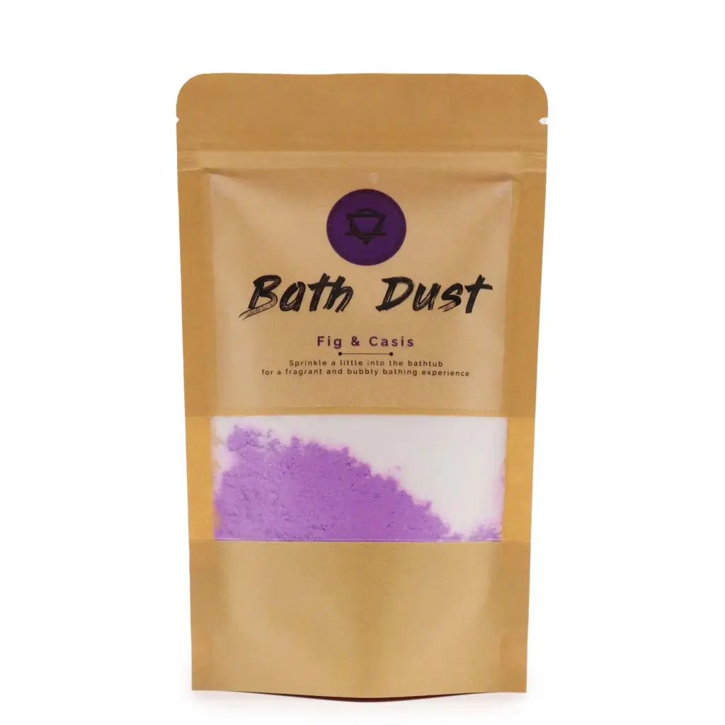 Fig & Casis Bath Dust 190g | www.artisangoods.co.uk