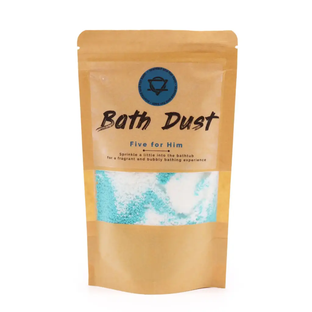 Five for Him Bath Dust 190g | www.artisangoods.co.uk