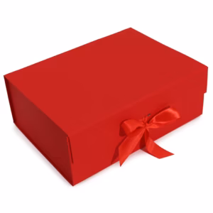 Flat Pack Gift Box – Extra Large  (33x25x12cm) – Red | www.artisangoods.co.uk 5