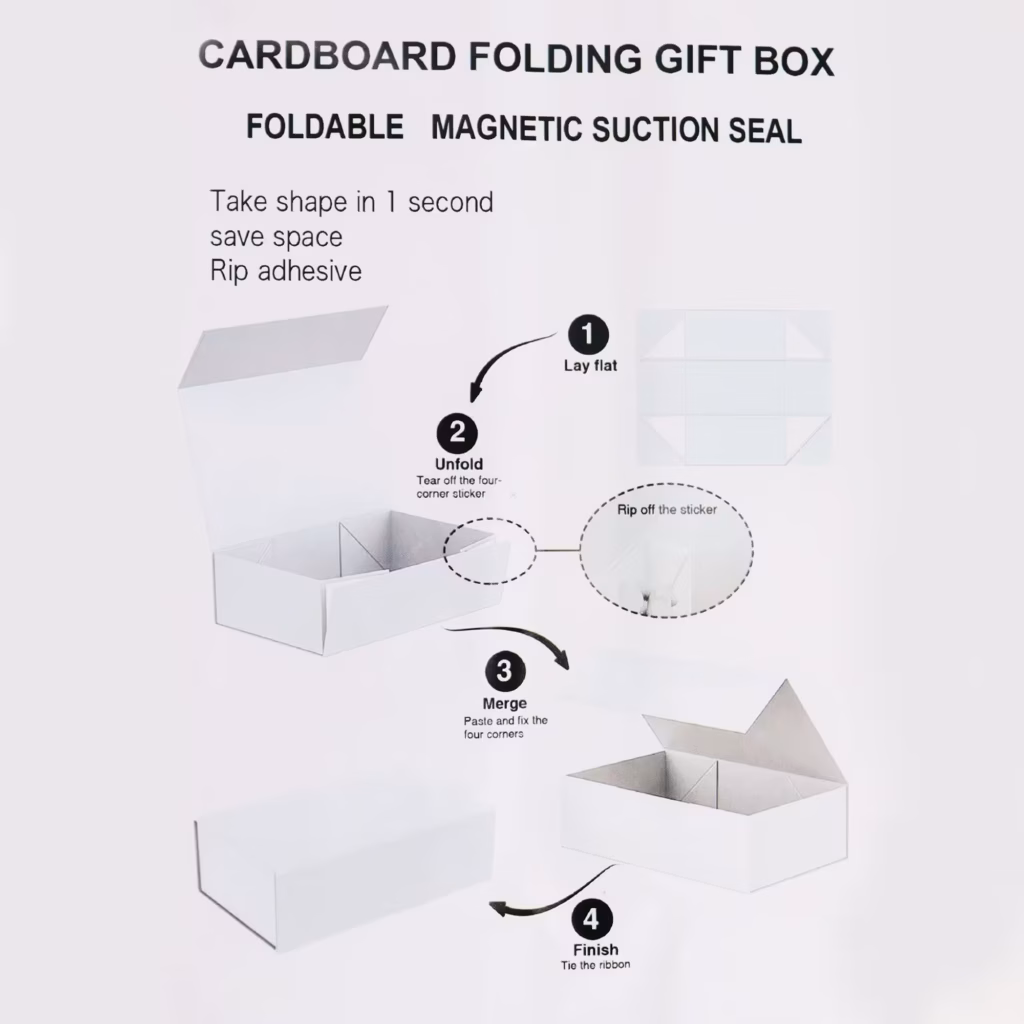 Flat Pack Gift Box – Extra Large  (33x25x12cm) – Red | www.artisangoods.co.uk