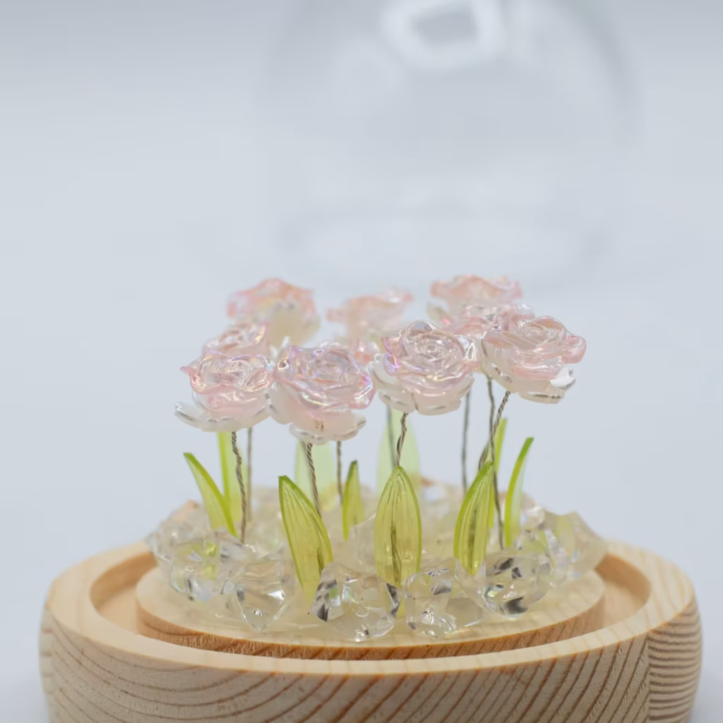 Floral Glow Garden Dome – 10 Pink Roses – LED USB | www.artisangoods.co.uk 7 Floral Glow Garden Dome – 10 Pink Roses – LED USB | www.artisangoods.co.uk 7
