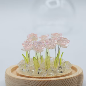 Floral Glow Garden Dome – 10 Pink Roses – LED USB | www.artisangoods.co.uk 7