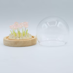Floral Glow Garden Dome – 10 Pink Roses – LED USB | www.artisangoods.co.uk 2