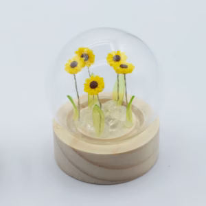 Floral Glow Garden Dome – 5 Sunflowers – LED Battery | www.artisangoods.co.uk 5