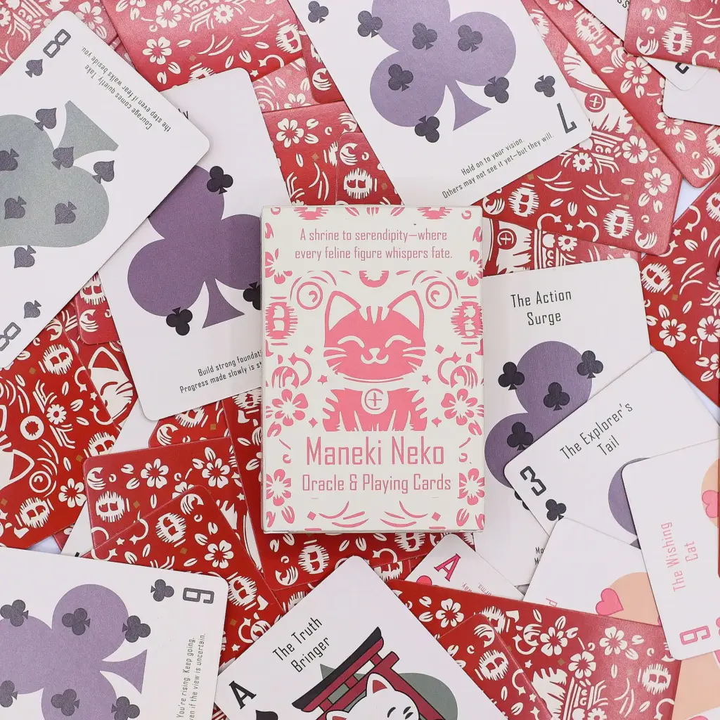 Fortune Cats Playing & Oracle Cards- Maneki Neko Deck | www.artisangoods.co.uk 6