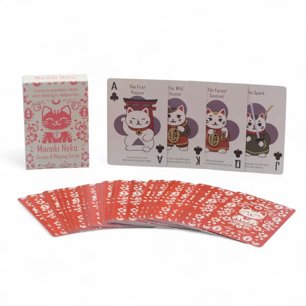Fortune Cats Playing & Oracle Cards- Maneki Neko Deck | www.artisangoods.co.uk 7
