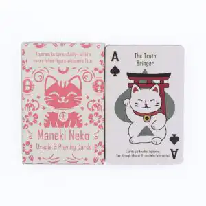 Fortune Cats Playing & Oracle Cards- Maneki Neko Deck | www.artisangoods.co.uk 1