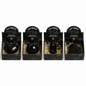 Four Gemstone Shapes - Black Tourmaline