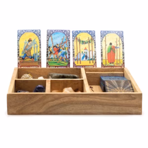 Four Section Tarot Box with Card Holder | www.artisangoods.co.uk 3