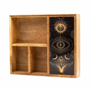 Four Section Tarot Box with Card Holder | www.artisangoods.co.uk 2