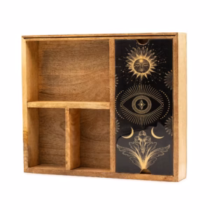 Four Section Tarot Box with Card Holder | www.artisangoods.co.uk