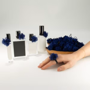 Fragrance Chiffon Diffuser Rings – Navy Blue | www.artisangoods.co.uk 2