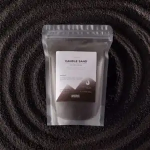 Fragranced Candle Sand - Black - Spirited - 300g
