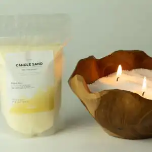 Fragranced Candle Sand - Chocolate Brown - Millionaire Gold - 300g