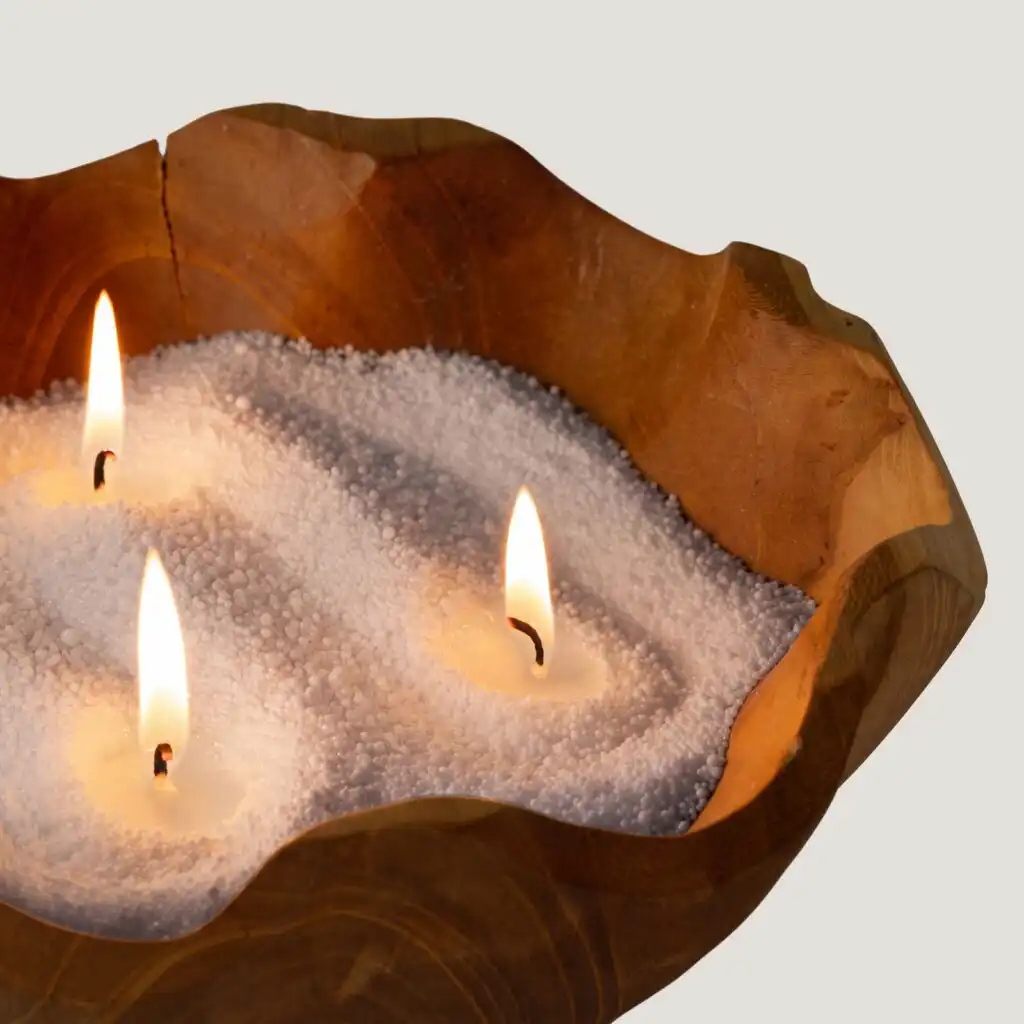 Fragranced Candle Sand - Warm Grey - Azure Noir - 300g