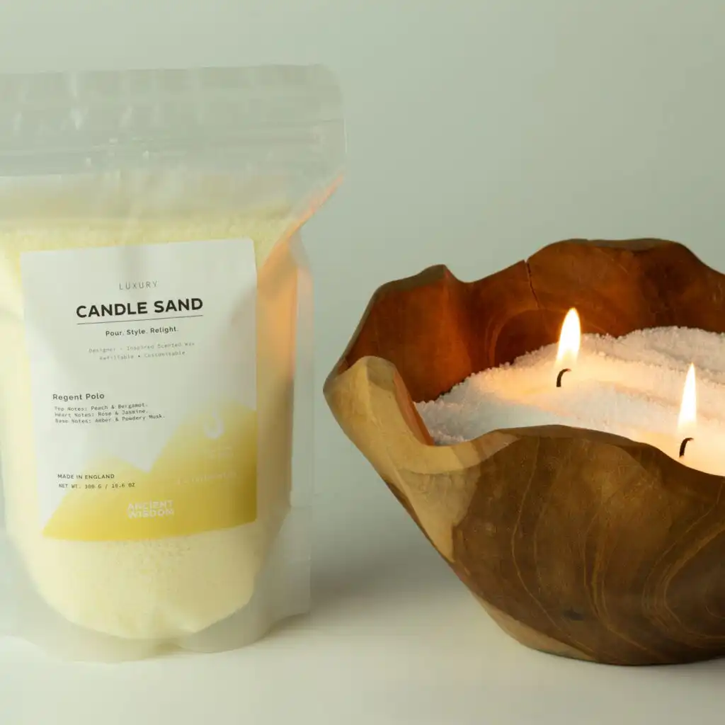 Fragranced Candle Sand - White - Starlight Elixir - 300g