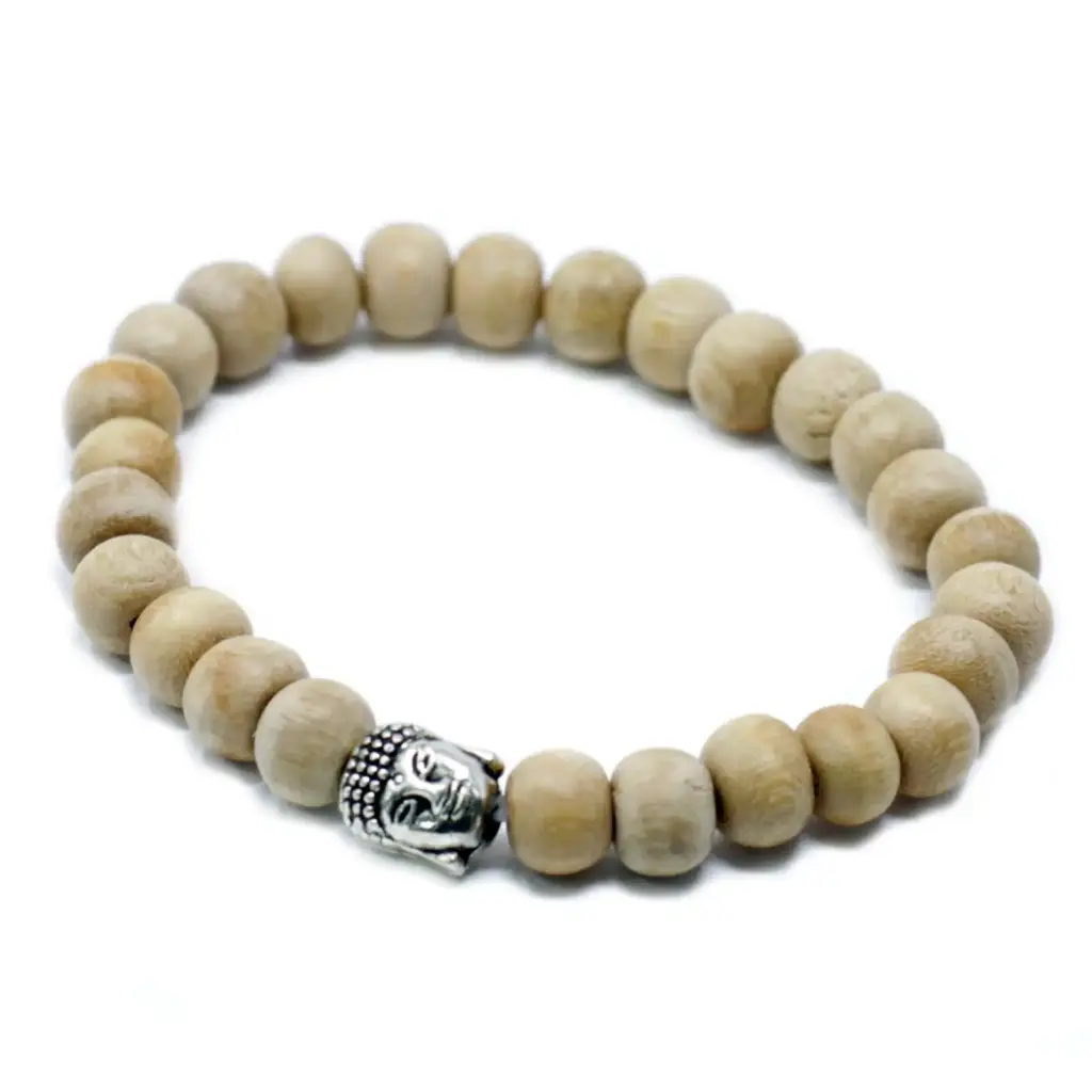 Fragrant Sandal Beads & Buddah Bangle | www.artisangoods.co.uk Fragrant Sandal Beads & Buddah Bangle | www.artisangoods.co.uk