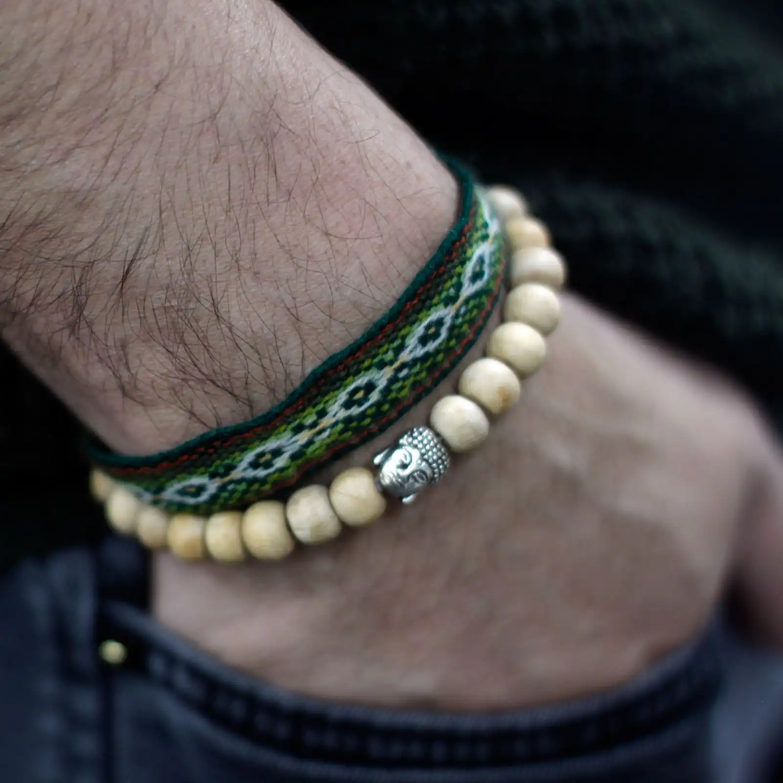Fragrant Sandal Beads & Buddah Bangle | www.artisangoods.co.uk 4 Fragrant Sandal Beads & Buddah Bangle | www.artisangoods.co.uk 3