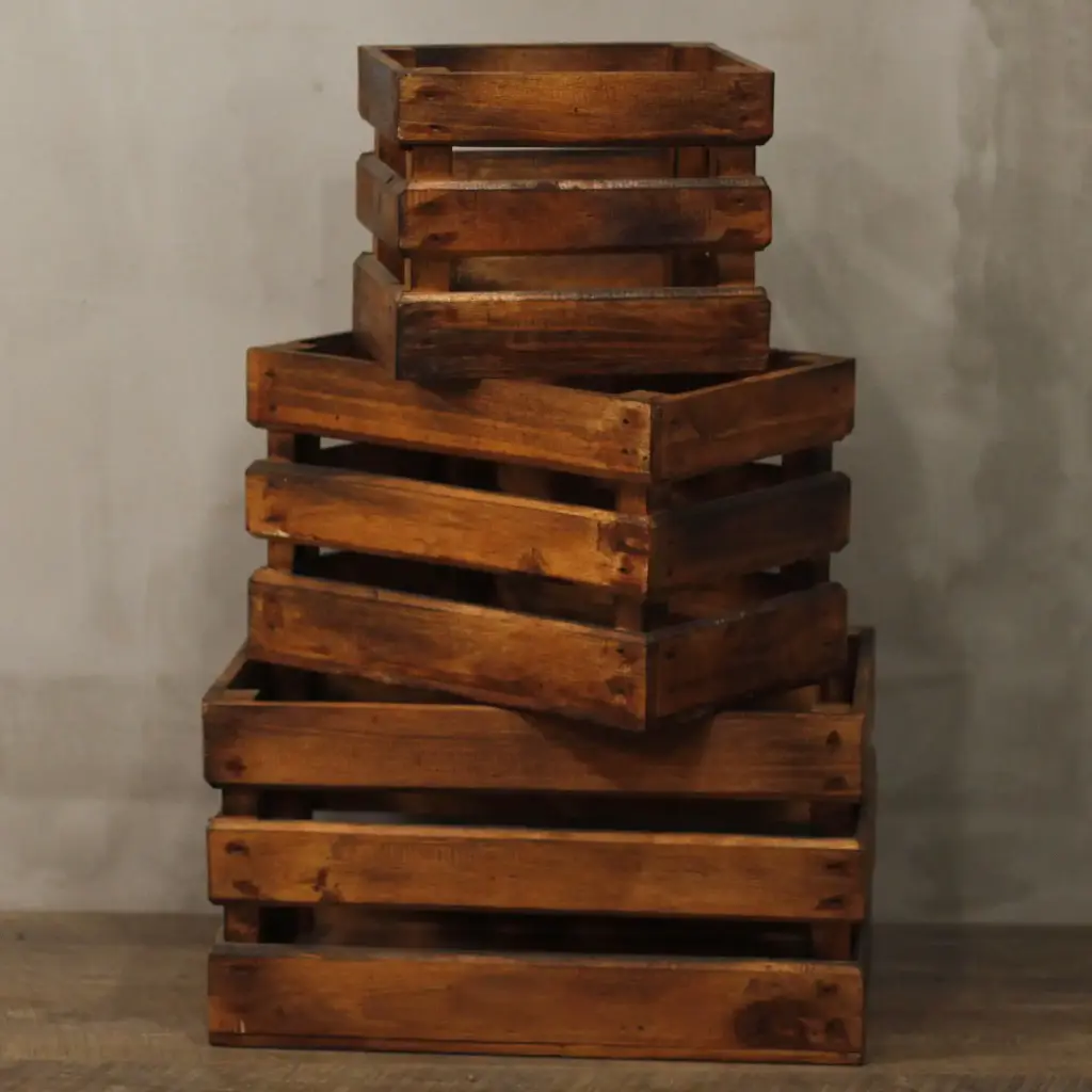 Fruit Box set of 3 – Brown | www.artisangoods.co.uk 2