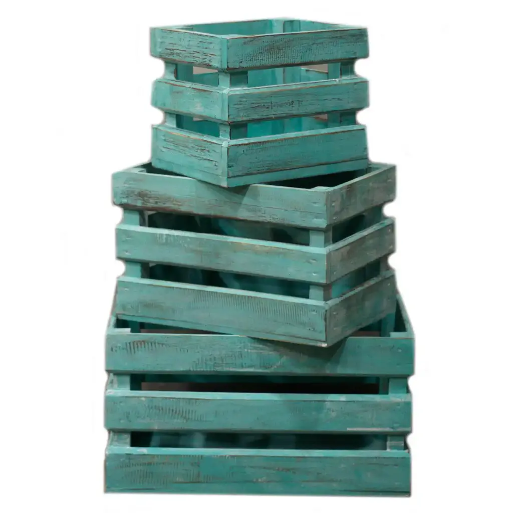 Fruit Box set of 3 – Greenwash | www.artisangoods.co.uk