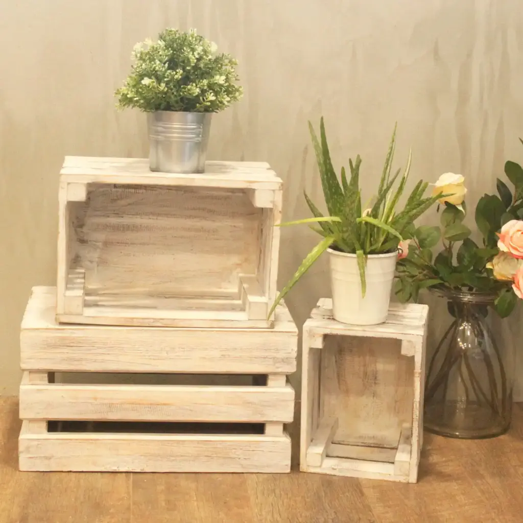 Fruit Box set of 3 – Whitewash | www.artisangoods.co.uk 6