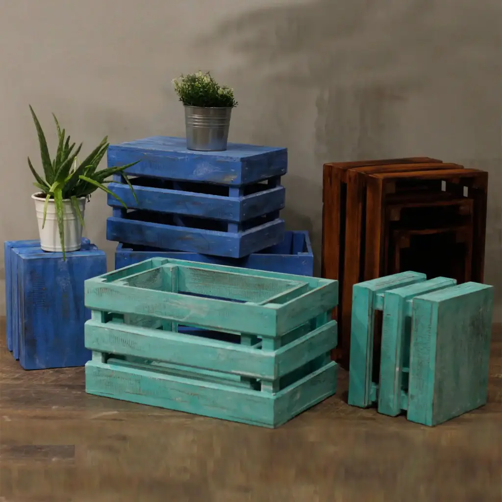Fruit Box set of 3 – Whitewash | www.artisangoods.co.uk 8